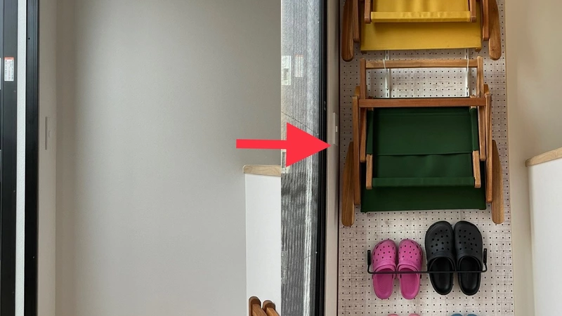 DIY①ルーフバルコニー横の踊り場に壁面収納を作製！