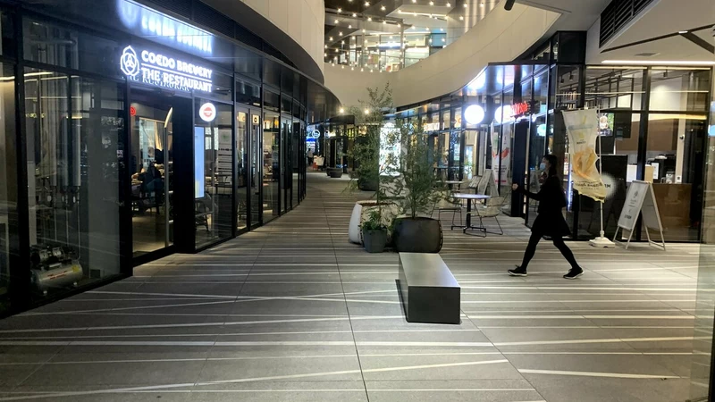 川越駅西口のUプレイス。夜に行くと照明がきいてオシャレな感じになります。