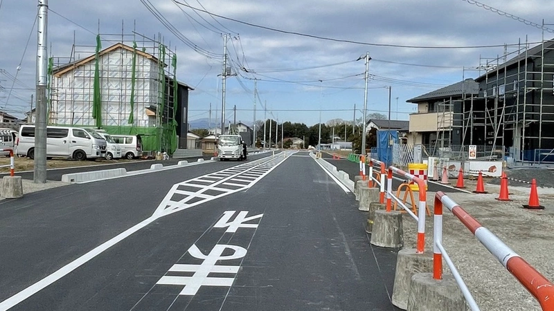 自宅周辺は道路整備・区画整理が進行中。迷路のような道路がどんどん便利になりつつあります