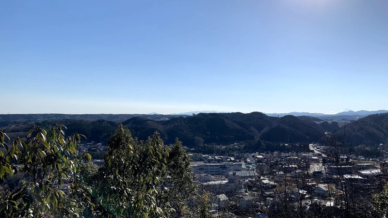 飯能の家からすぐの小さな山の頂上から。20分で登れるわりには景色がよいです。毎朝ミニ登山できる（やる気があるなら）
